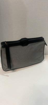 Vintage Anne Klein clutch bag with hand strap 12 x 8 