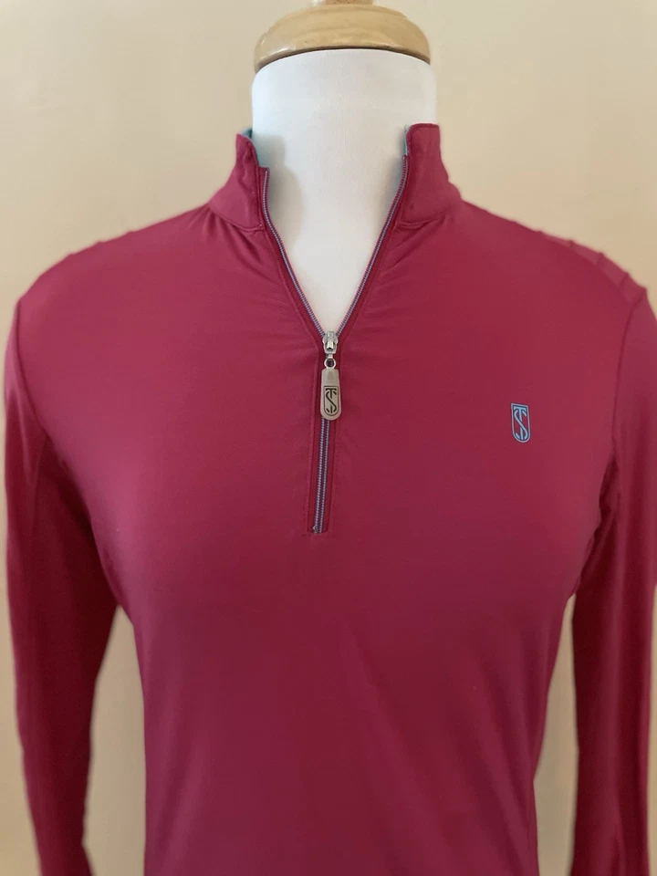 Top Pullover Tredstep Ireland 1/4 Cremallera Manga Larga Para Mujer Talla XS Foto 2 de 4