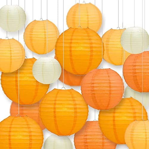 Newthinking 20PCS Hanging Paper Lanterns, 6