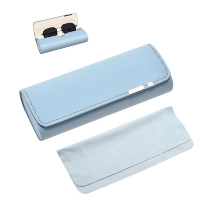 Brillenetui Hardcase aus Leder mit Magnetverschluss für Damen Herren 1 Stück