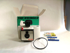 Vintage Polaroid Sun 660 Sonar AF Land Camera Boxed Clean Rollers Untested