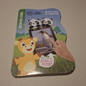 Baby Einstein Animals of the World Video Fun Book for LeapFrog LeapPad 19042