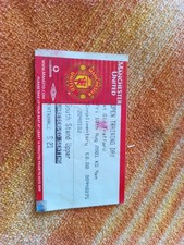 Ticket 2001 Manchester United  Open Training Day  10/8/2001 Ticket
