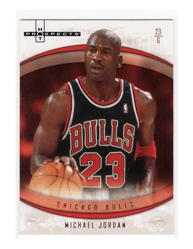 Michael Jordan 2007-08 Fleer Hot Prospects #23 BULLS