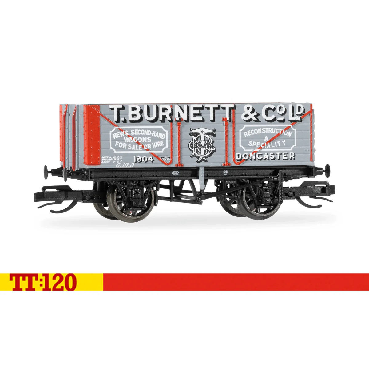 Hornby TT6041 T.Burnett - 7 Plank Wagon - TT:120 Gauge