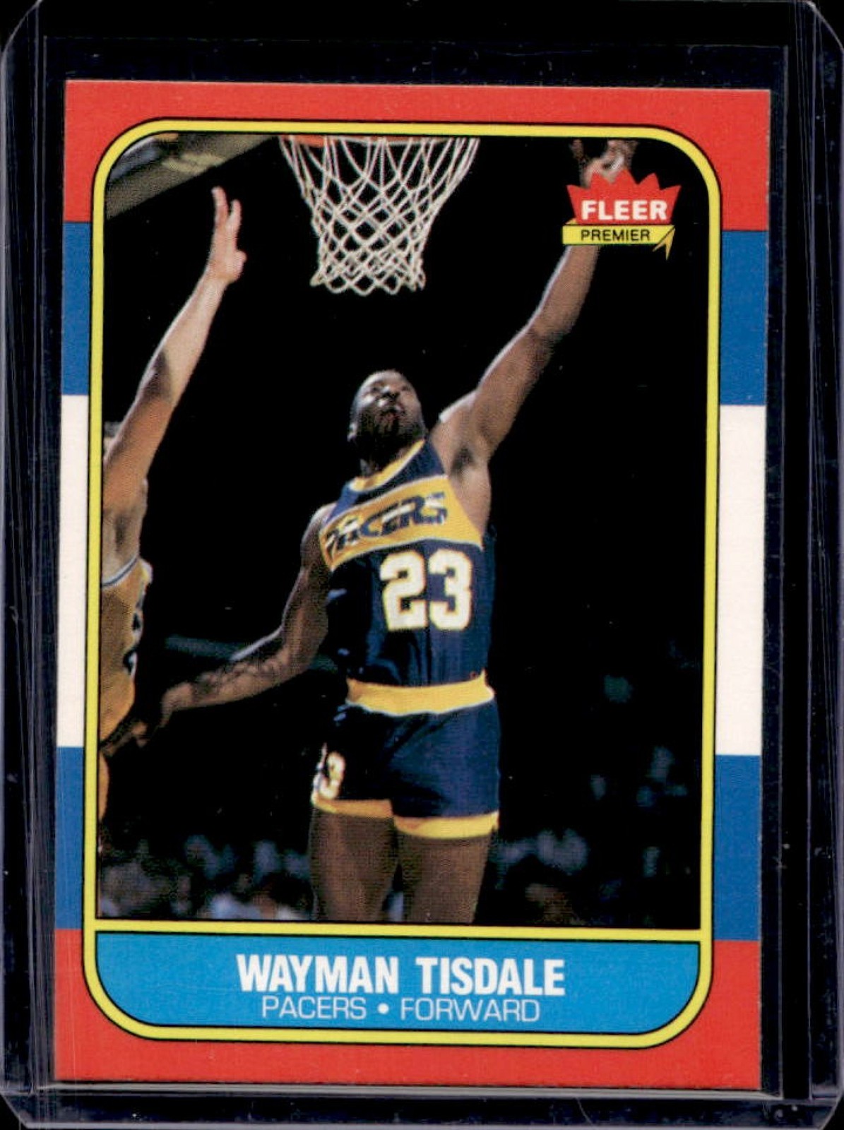 1986-87 Fleer Wayman Tisdale Rookie RC #113 Pacers