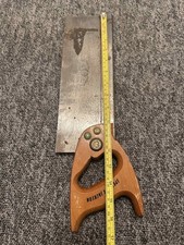 Vintage Spear & Jackson Tenon Saw – Sheffield – Wood Handle – Hand Saw