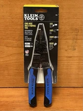Klein Tools 1025 Long Nose Multi-Purpose Wire Stripper-Cutter-Crimper-Shears