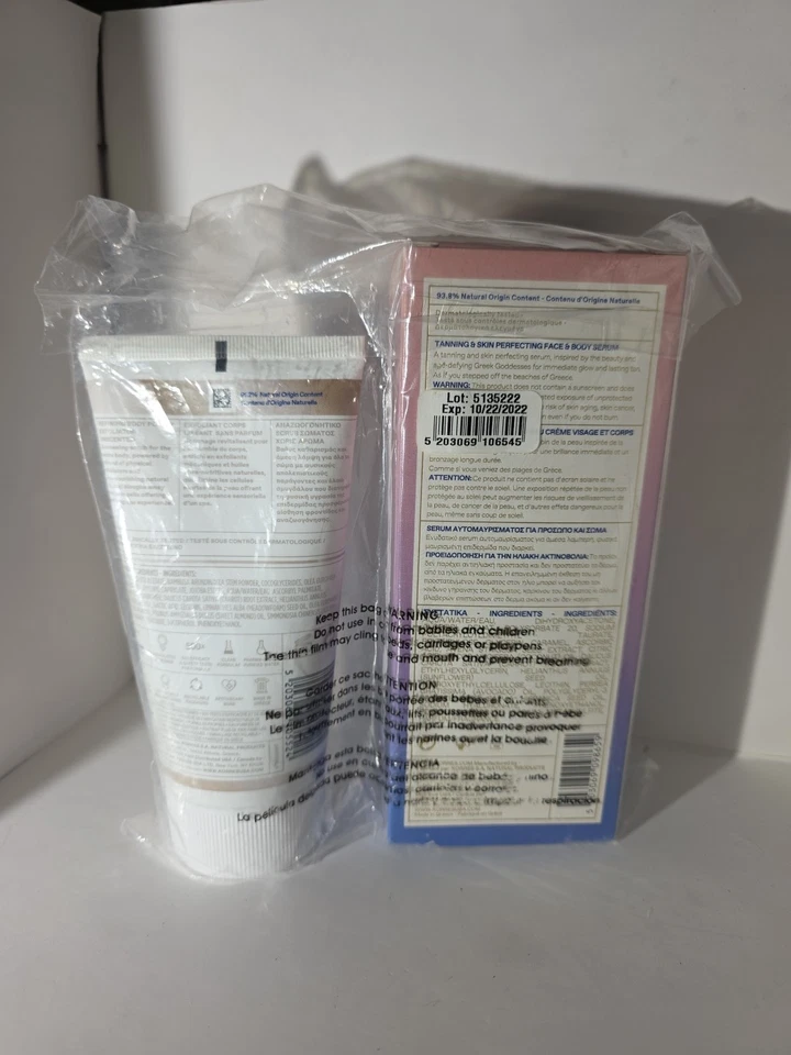 Korres Tanning + Skin Perfecting Face & Body Serum And Refining Body Polish... - Image 3 of 4