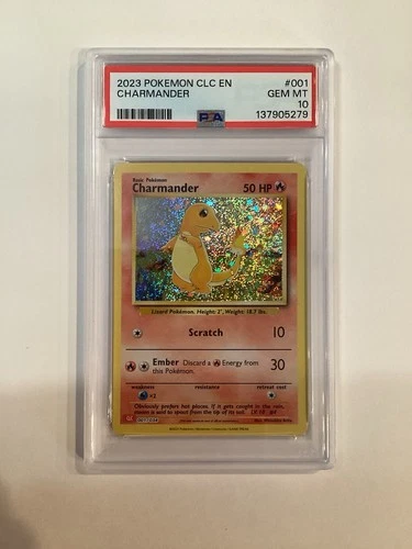 Charmander Holo 001/034 Classic Collection PSA 10 Gem Mint 2023