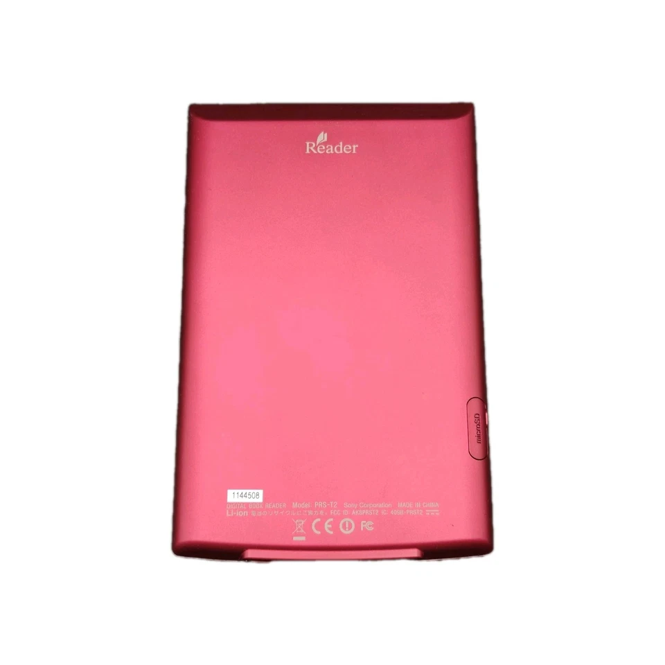 Sony eBook Reader PRS-T2 15,2 (6 Zoll) 2GB WLAN Rot  - Bild 3 von 4