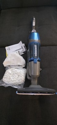 NEW Bissell 1132A Symphony Steam Mop Vacuum for Hardwood & Tile Floors, 10 Pads