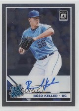 2019 Panini Donruss Optic Rated Rookie Signatures Brad Keller Auto RC 0i1b