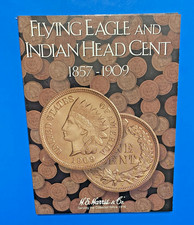 HE Harris 1857-1909 Flying Eagle & Indian Head Album Book Cent 30 coin set