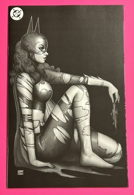 Batwoman Virgin Variant Nathan Szerdy Black White Art Cover DC Comics NM