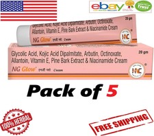 5 x Crema Glow Heal n Cure NG 20 gm para Melasma, Pigmentación y Cicatriz de Acné