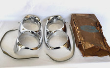 Nos 1967 Ford Galaxie Headlight Trim Bezel Headlamp Moldings Head Light Surround