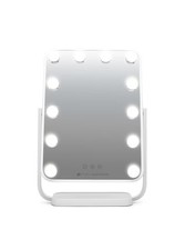 Hollywood Glam Dressing Table Mirror with 12 LED Lights, Dimmer & 3 Lighting