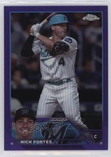 2023 Topps Chrome Update Purple Refractor 70/250 Nick Fortes #USC77 0tb9