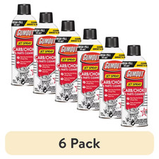 Pack Of 6 Gumout Carb And Choke Carburetor Cleaner 14 Oz. Engine Parts Spray.