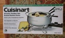 Cuisinart CFO-3SS 1000W Electric Fondue Set - Stainless Steel