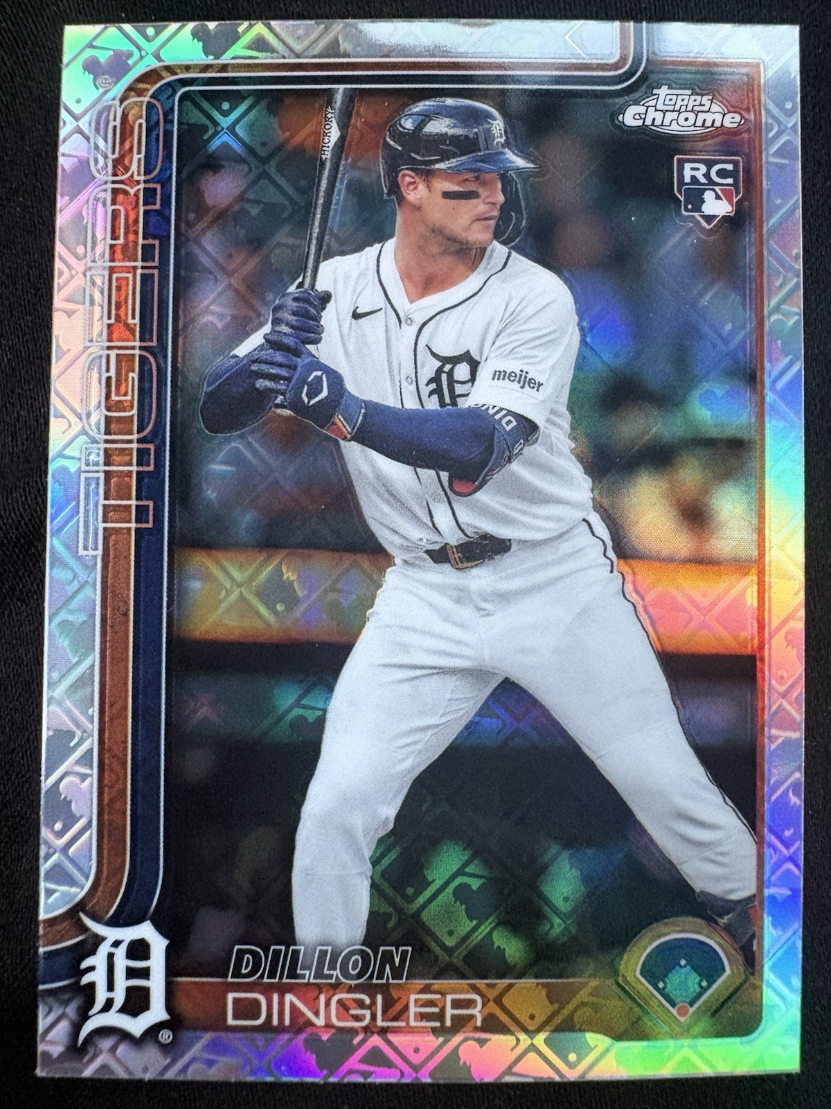 Dillon Dingler #274 2025 Topps Chrome Logofractor RC