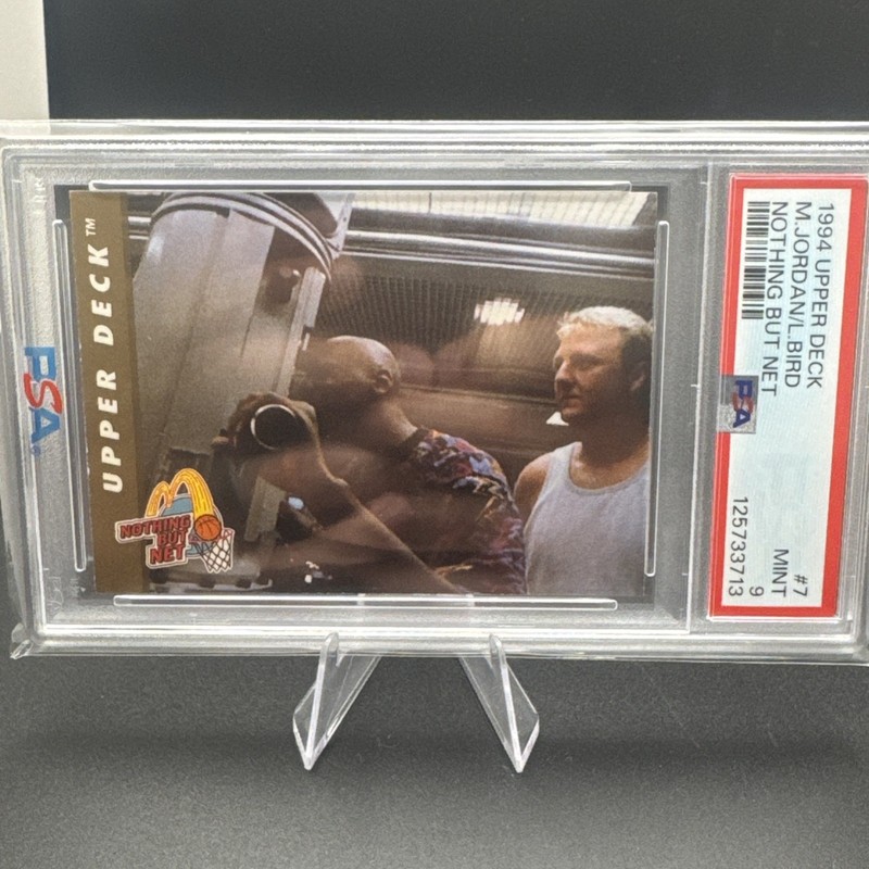1994 Upper Deck - Mcdonald's Nothing but Net Michael Jordan, Larry Bird #7 PSA 9