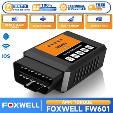 FOXWELL FW601 Car OBD2 Scanner Code Reader Check Engine Diagnostic Tool WIFI