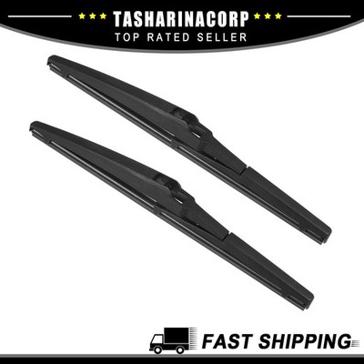 Piece of 2 11'' 11'' Car Rear Windshield Wiper Blade Fit for Hyundai Solaris Black