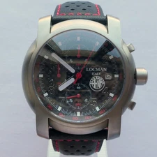 Alfa Romeo Racing Motorsport Carbon Design Car Accessory Sport Chronograph Watch