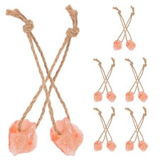 12 Pcs Natural Salt Brick Alpaca Mineral Rope Horse Hanging Deer Blocks