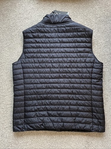 Geox Men's M Wilmer Vest Gilet Breathable Pockets Black Size 56 UK 46 BNWT - Picture 12 of 21
