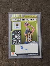 Khem Birch 2025-26 Panini Contenders EuroLeague Play-In Ticket Auto /99