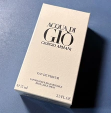 Acqua Di Gio by Giorgio Armani 2.5 oz/75ml EDP Spray Refillable for Men Sealed
