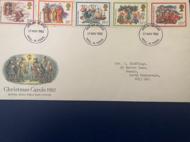 MF Great Britain Scott # 1006-10 Christmas Carols FDC