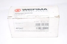 Box of 6 NEW WERMA 4PDK7 Bulbs 5W BA15D 115V 