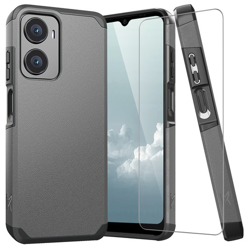 Funda rígida híbrida de doble capa para teléfono AT&T Propel 2 5G 2024 + vidrio templado - Imagen 44 de 50