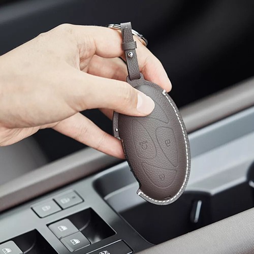 Hyundai Ioniq 6 Smart Key Leather Case Key Holder Hyundai Genuine accessories - Picture 4 of 19
