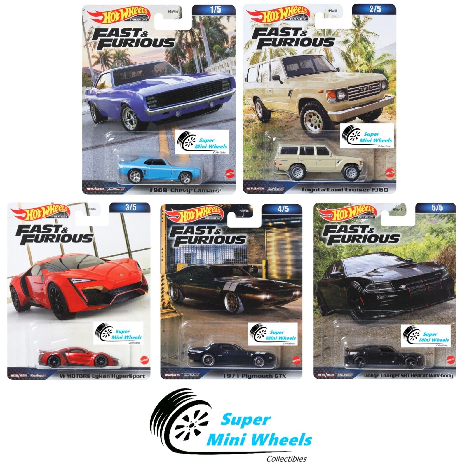 Hot Wheels : La collection basique Fast & Furious de 2023