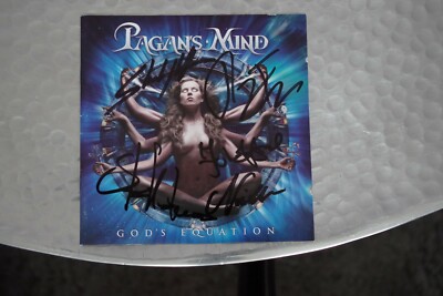 Pagans Mind - God's Equation CD Album signed / autograph / signiert