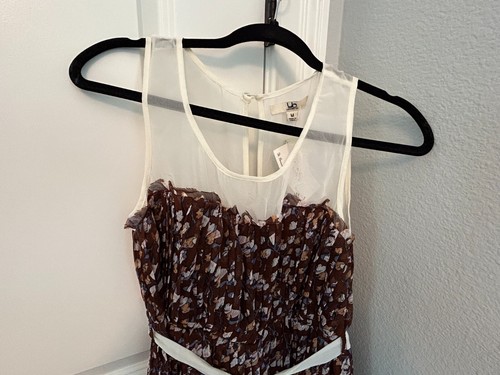 Ya Los Angeles Women's Floral Print Belted Dress Size M Medium - Picture 3 of 7