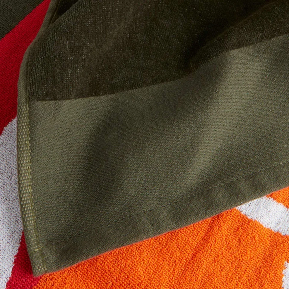 Sundek Telo mare 100% cotone Uomo Verde Am385atc1000 - Immagine 2 di 2