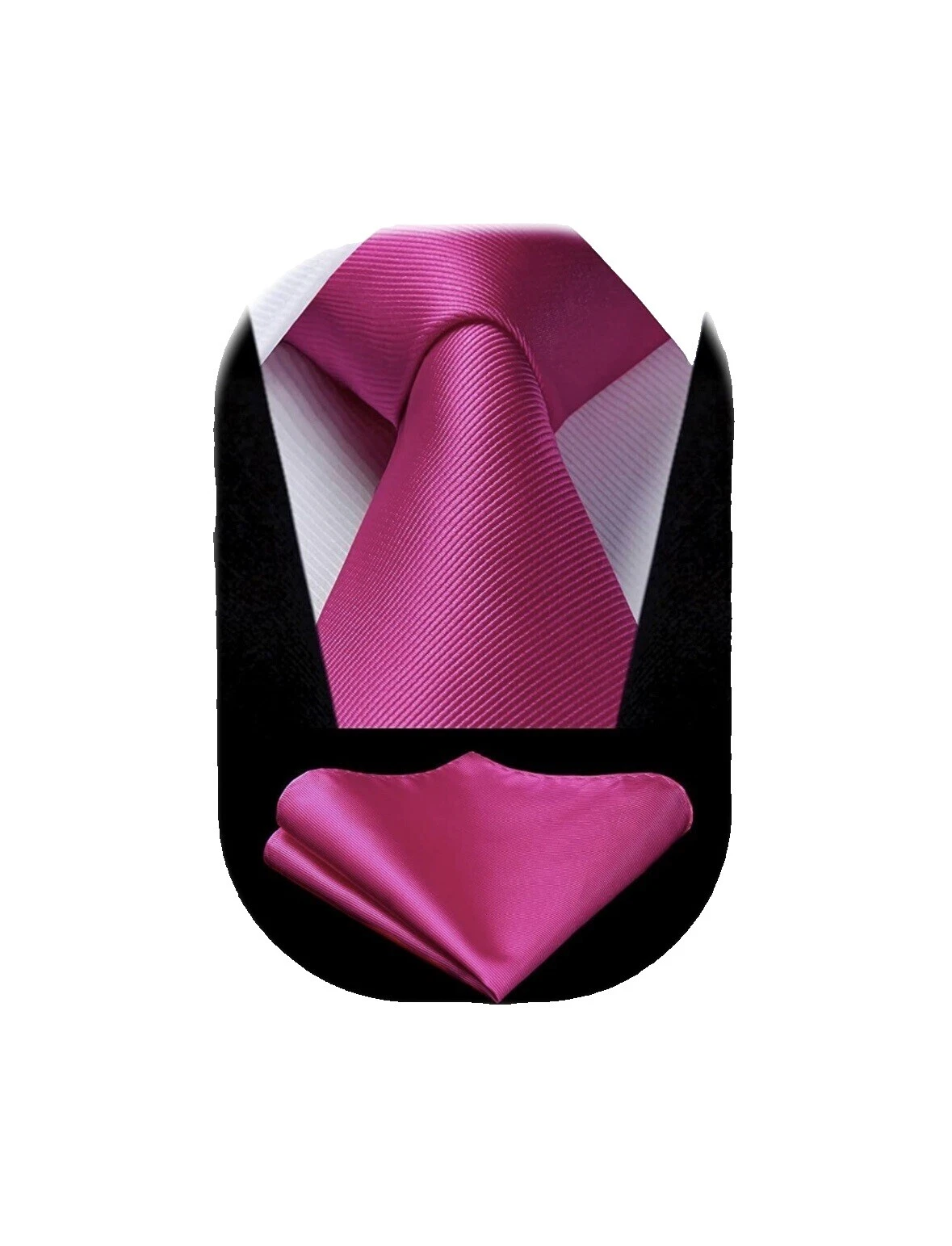 Polyester Solid Pattern Ties for Men