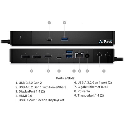 Dell Thunderbolt Dock - WD22TB4 K20A001 K20A 180W Netzteil 05XWJ2