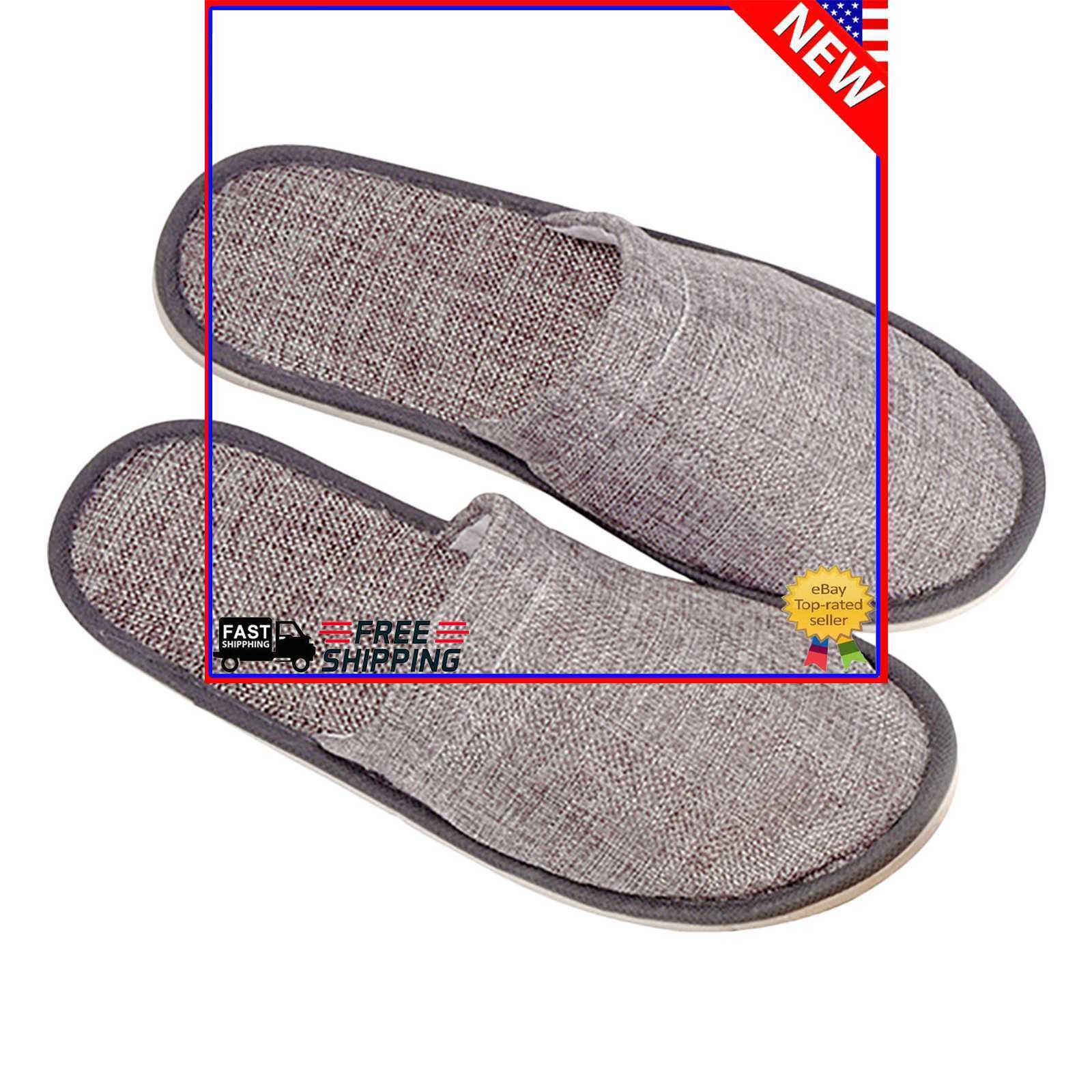 closed toe spa slippers