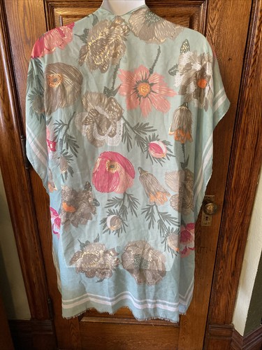 New! The Banyan Tree Floral Flower Kimono, Boho Beach Cover Up (One Size), NWT - Picture 6 of 8