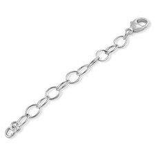 Sterling Silver 5mm Necklace Extender Chain 2", 3", 4", 5", 6"