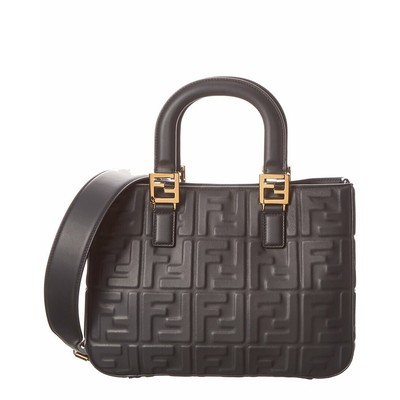 Image of Fendi Ff Motif Small Leather...