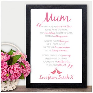 wedding gifts for mum