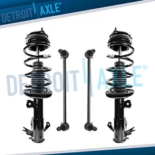 Front Struts & Coil Spring Sway Bars Links for 2012 2013 2014 2015 Honda Civic